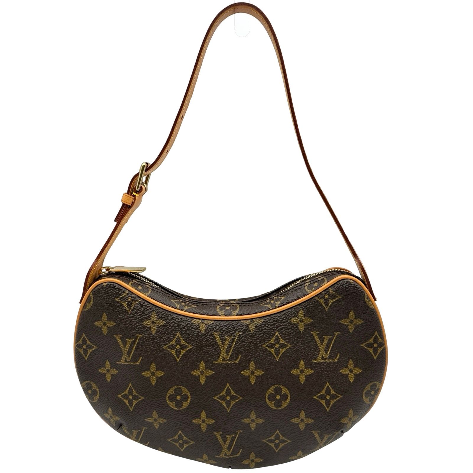 ルイ・ヴィトン LOUIS VUITTON ポシェット・クロワッサン M51510 ブラウン モノグラム レディース ハンドバッグ