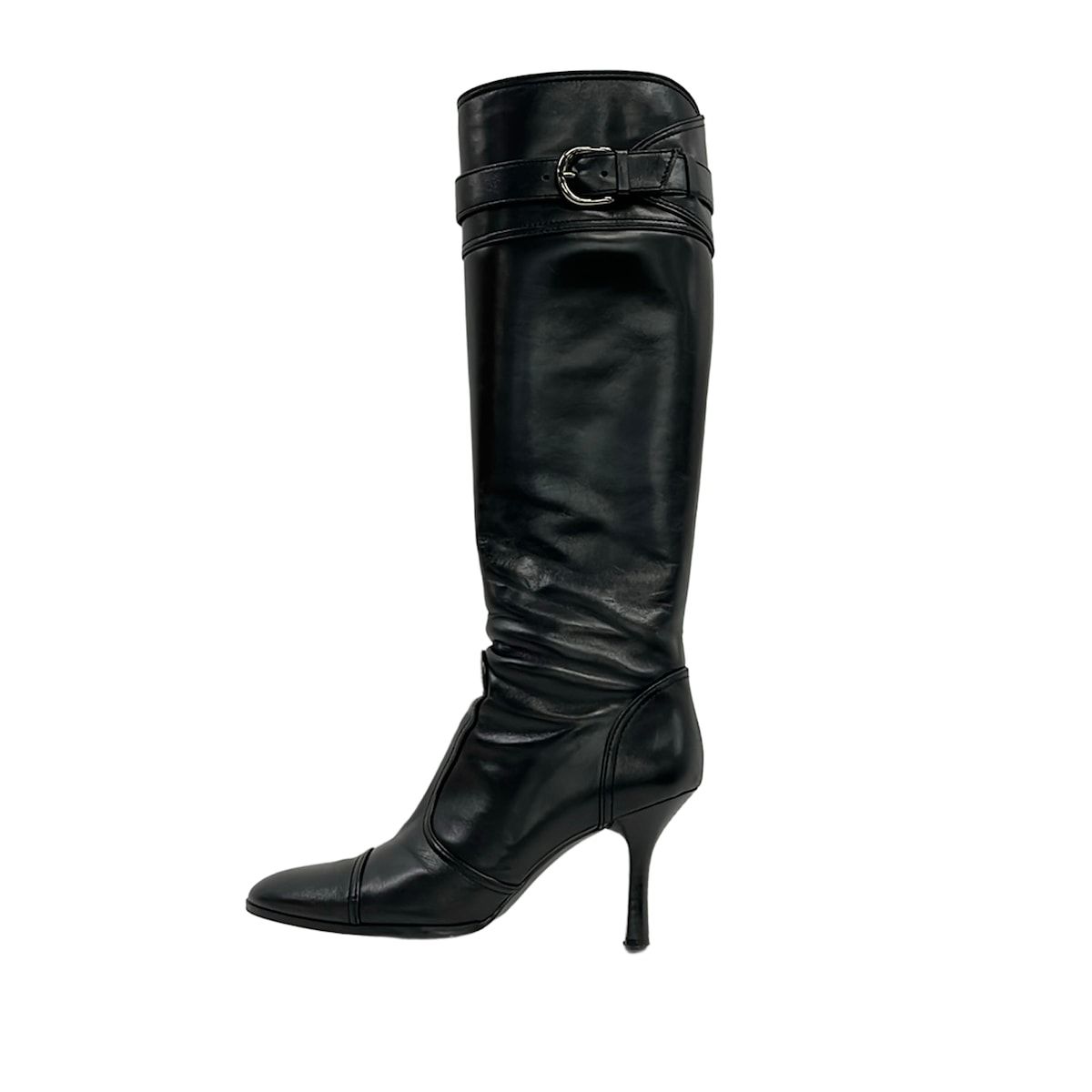 DIANA(ダイアナ) ロングブーツ 23 1/2 レディース - 黒 レザー 5,822円