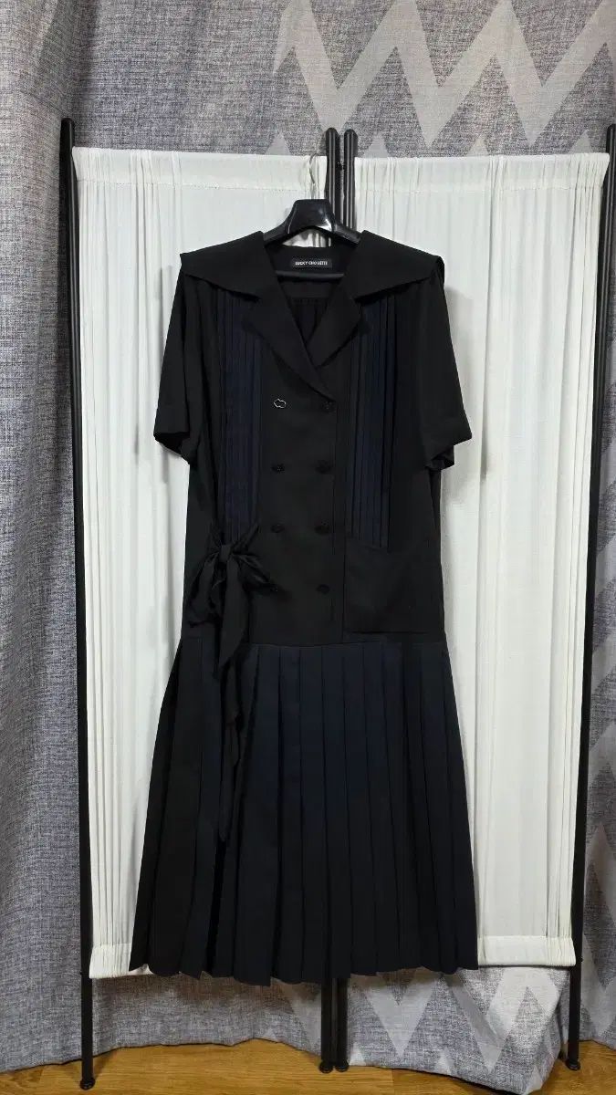 LUCKY CHOUETTE ラッキーシュエトゥ半袖ロング丈ワンピース (38)