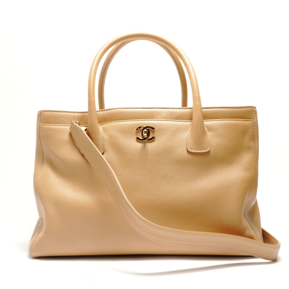 CHANEL シャネル ハンドバッグ 9番台 2002-2003 エグゼクティブトート カーフ【中古】