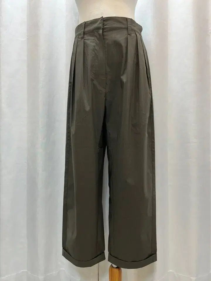 21年TIME ワイド スラックス カーキ 64-94 新品級