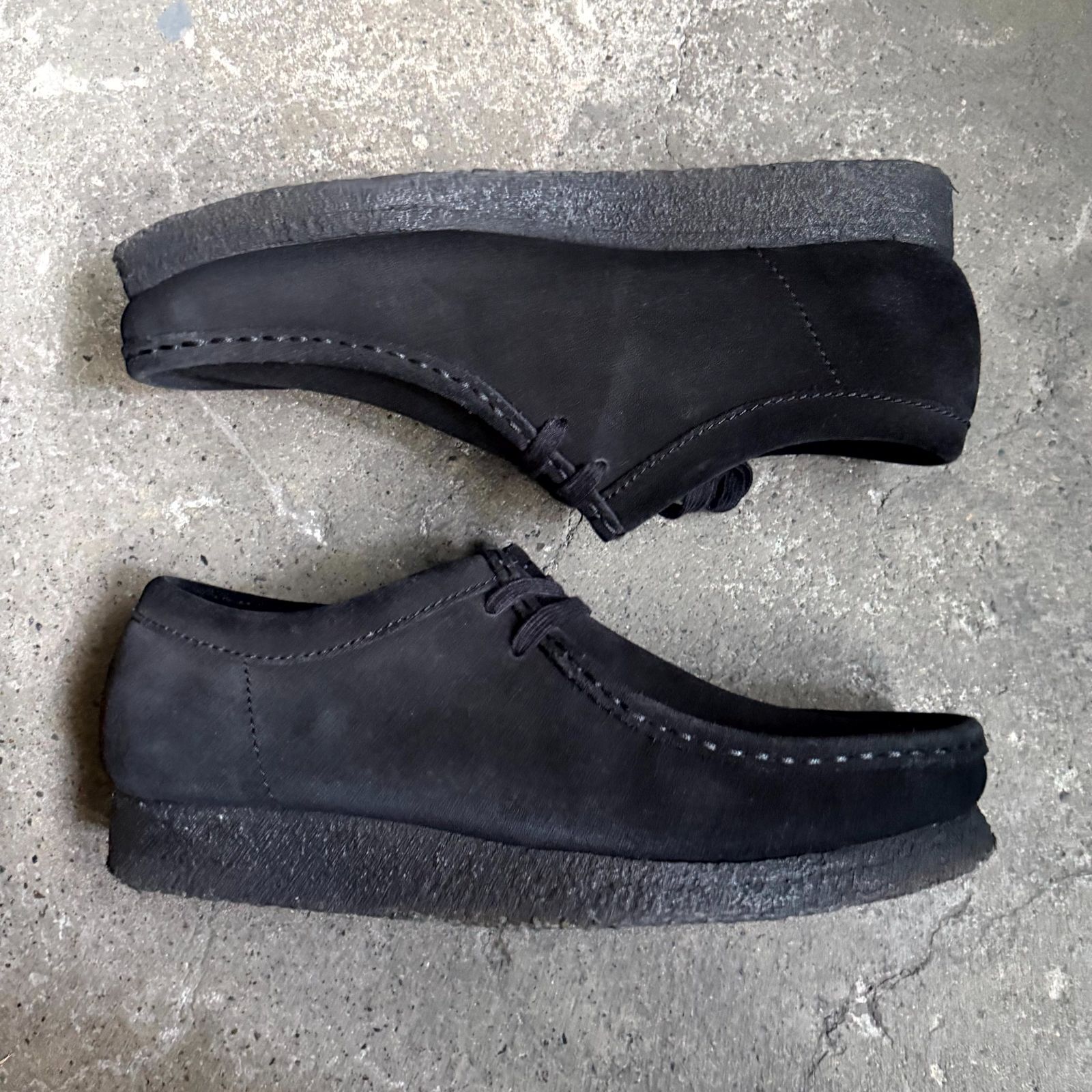 Clarks Wallabee スウェード ブラック 26cm クラークス ワラビー 