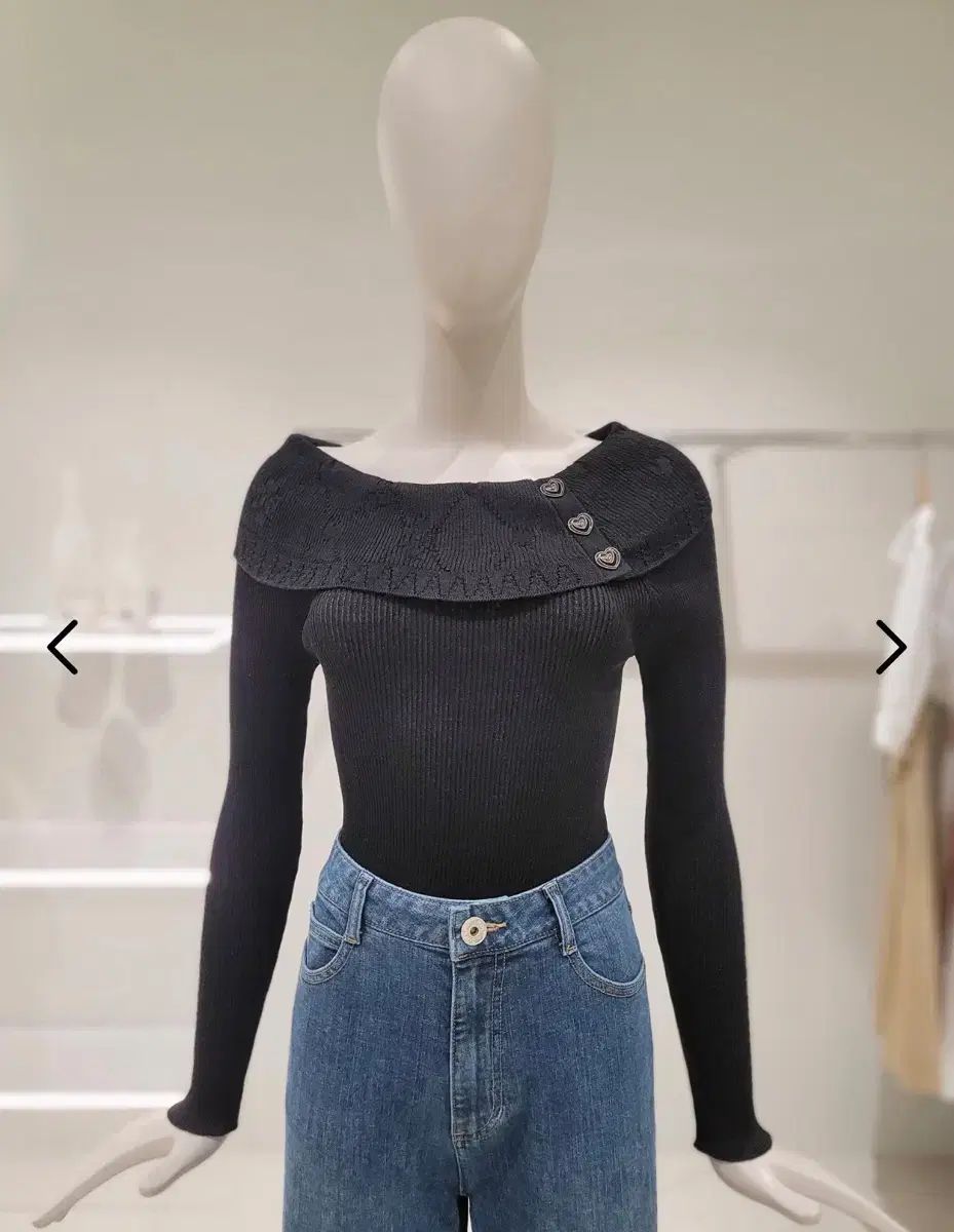 DEWL オフショルダー ニット ブラック 新品