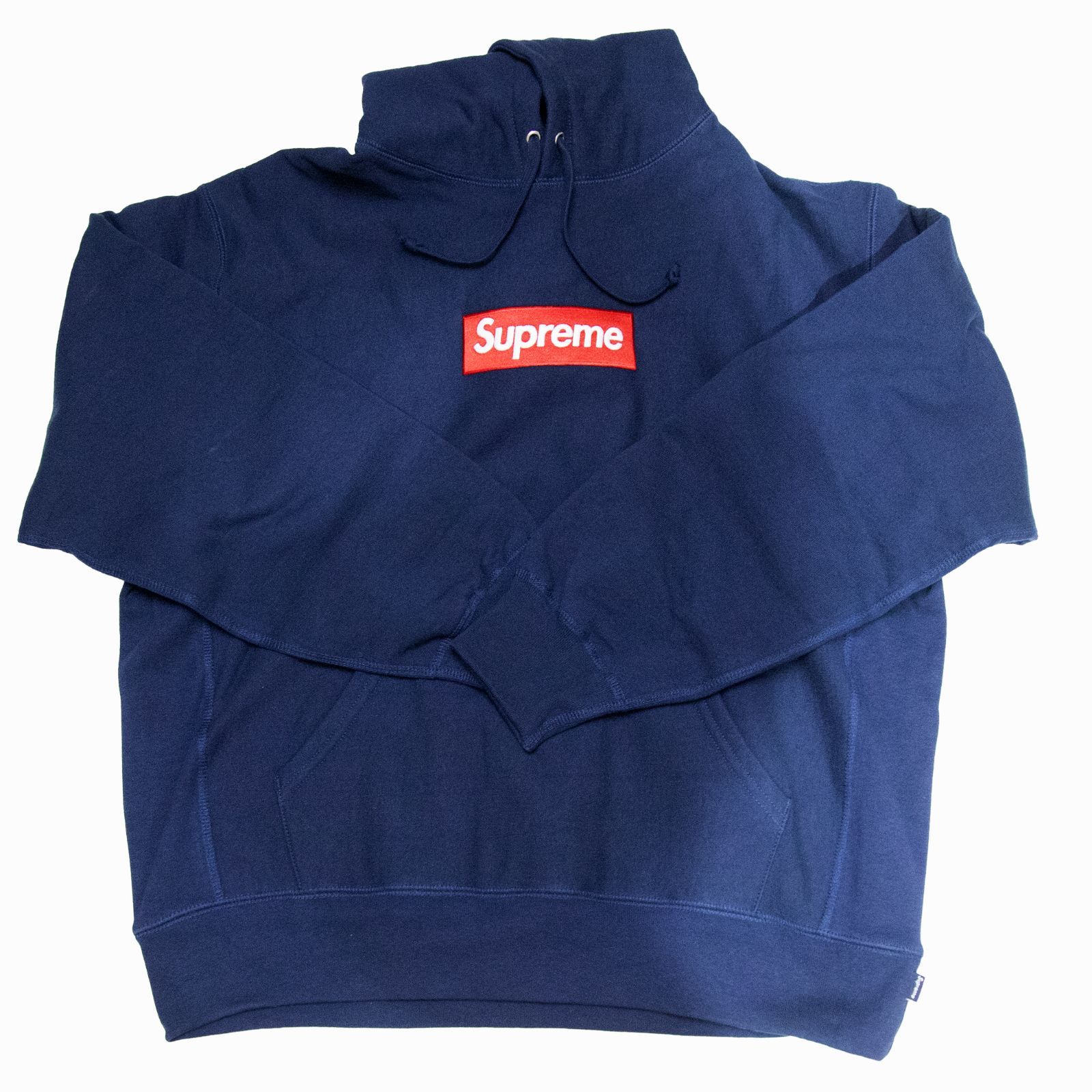 【新品】シュプリーム　Box Logo Hooded Sweatshirt　パーカー　ネイビー　サイズS　2024AW　Supreme