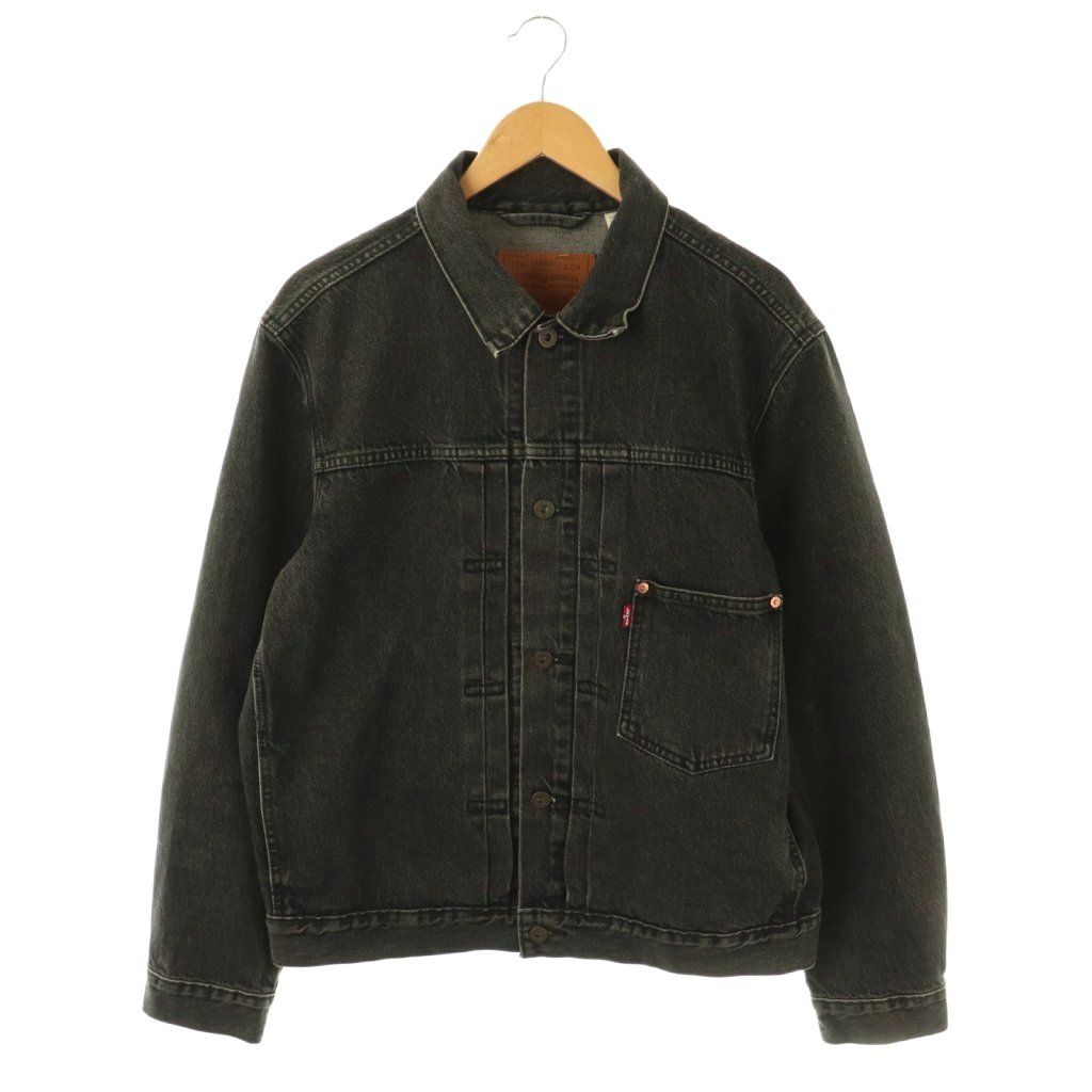リーバイス Levi's PREMIUM TYPE I トラッカージャケット デニムジャケット M 黒 ブラック /HS ■GY28