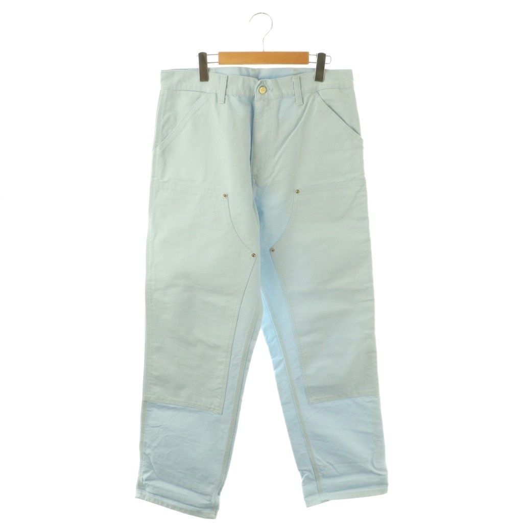 カーハート carhartt ダブルニー ペインター パンツ ワーク テーパード 32×32 ライトブルー /HS ■GY28