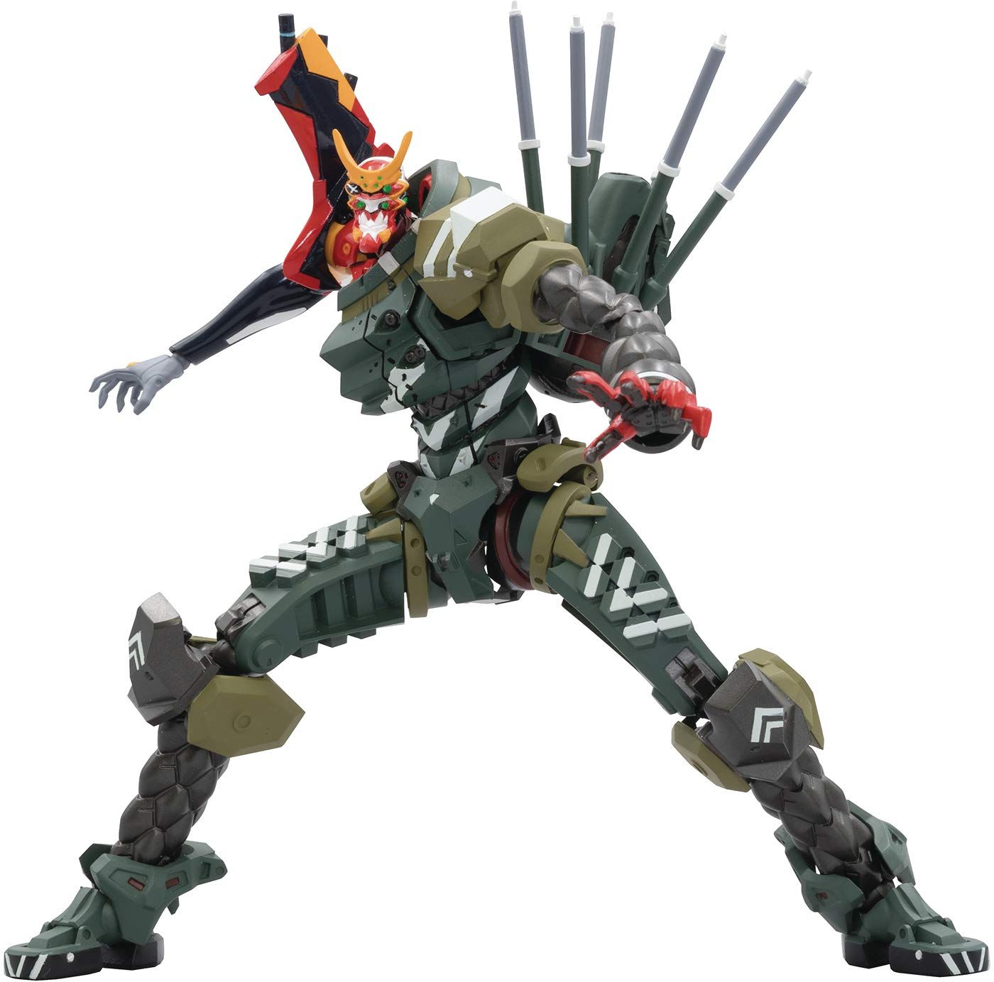 海洋堂 リボルテック EVANGELION EVOLUTION エヴァンゲリオン 新2号機α 約200mm ABS&PVC製 塗装済み可動フィギュア EV-021