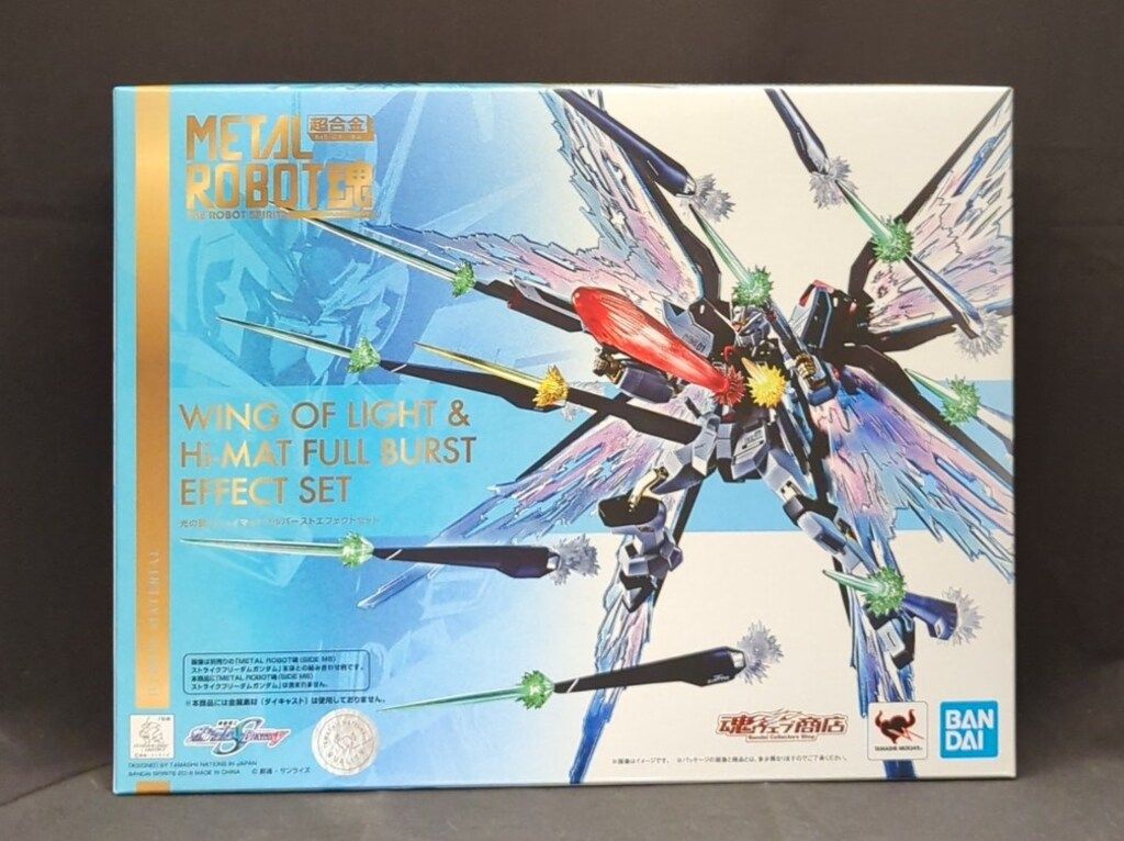 BANDAI SPIRITS METAL ROBOT魂 機動戦士ガンダムSEED DESTINY 光の翼&ハイマットフルバーストエフェクトセット
