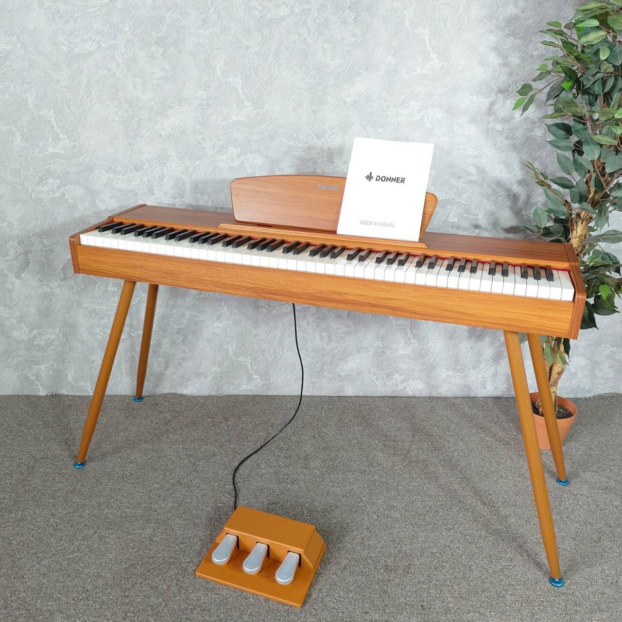 DONNER ドナー 88鍵 ハンマーアクッション鍵盤 電子ピアノ - メルカリ