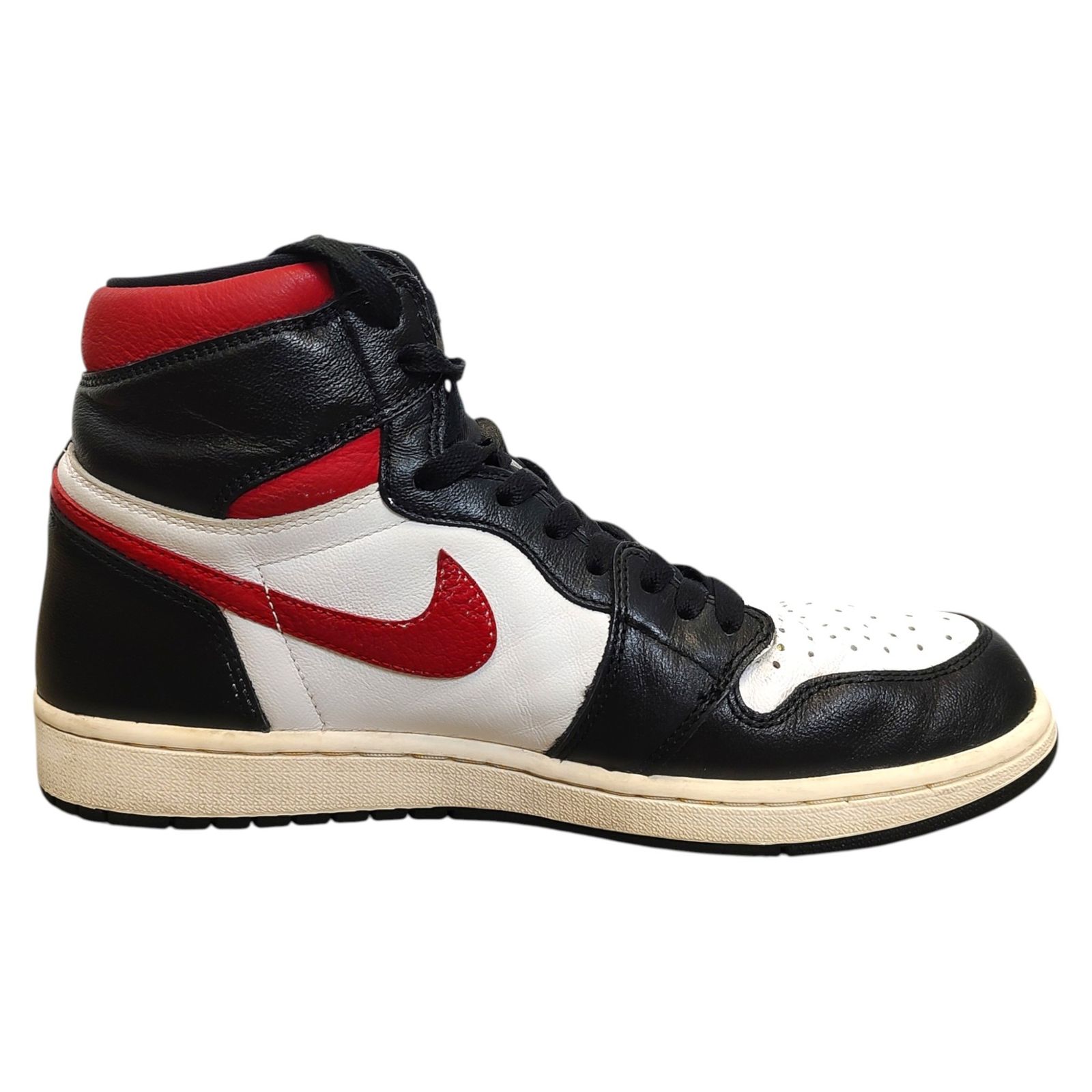 NIKE ナイキ Air Jordan 1 Retro High Black/White/Sail/Gym Red エア 