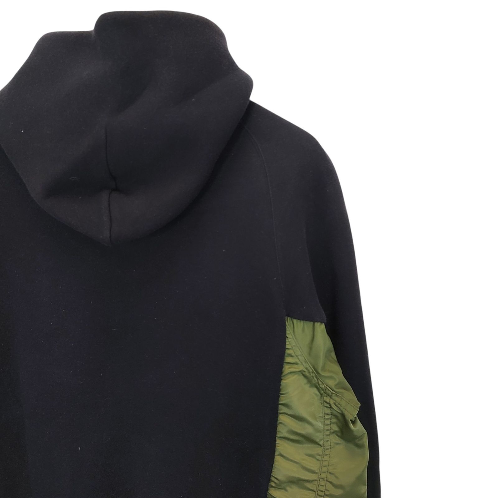 sacai サカイ 20AW Sponge Sweat MA-1 Zip Hoodie ドッキング ジップ