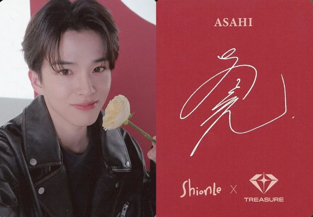 中古】コレクションカード(男性) TREASURE/アサヒ(ASAHI)/裏面印刷