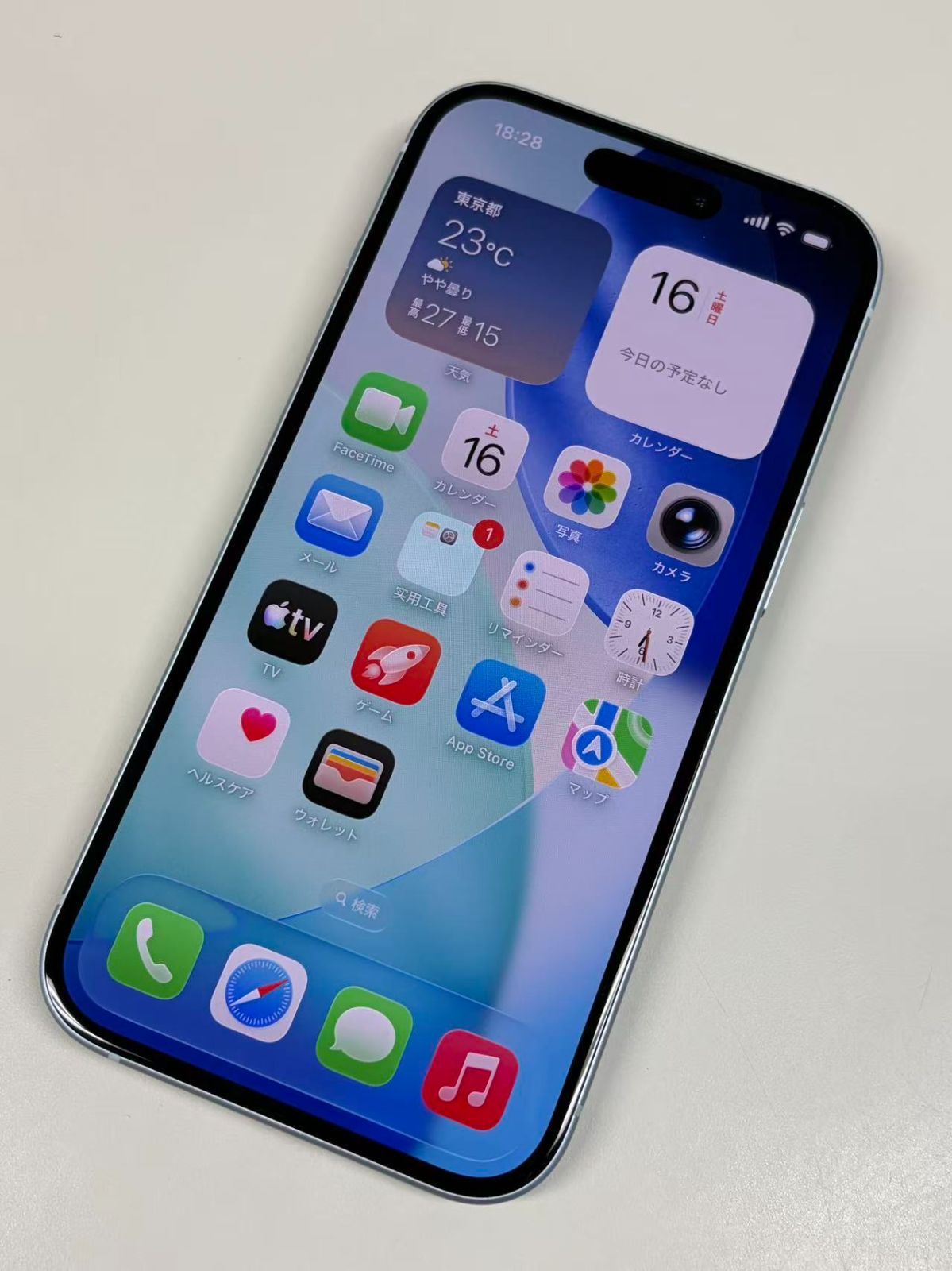 極美品 電池86%SIMフリー iPhone15 128GB ブルー - メルカリ
