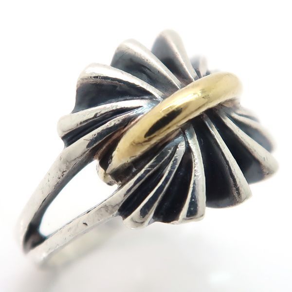 GEORG JENSEN レネムンテ リング 925 SV+YG シルバー 394 Gather BOW