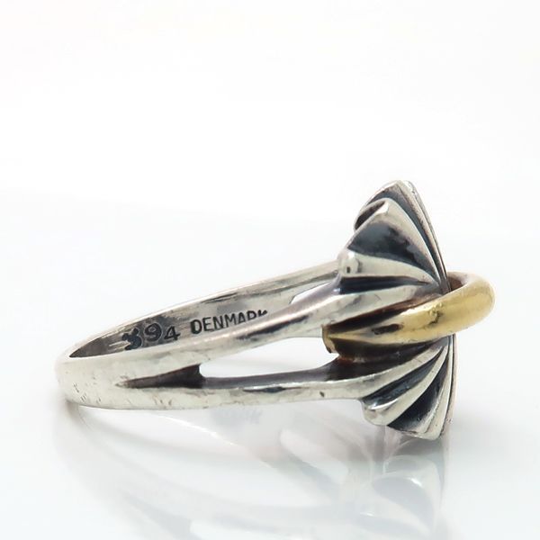 GEORG JENSEN レネムンテ リング 925 SV+YG シルバー 394 Gather BOW