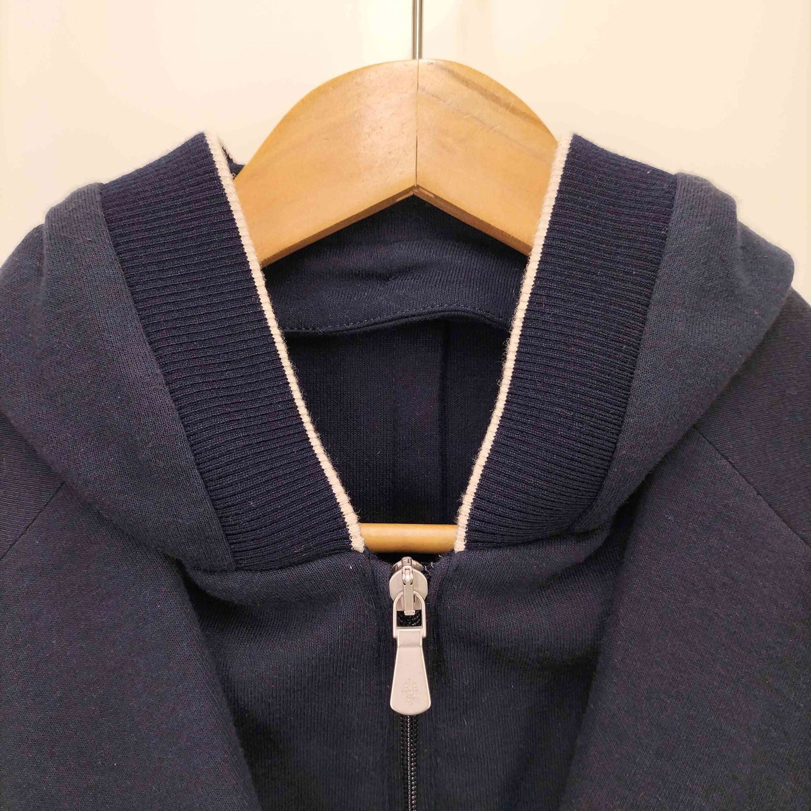イレブンティ eleventy カシミヤ混 ダブルブレストフーディドッキング