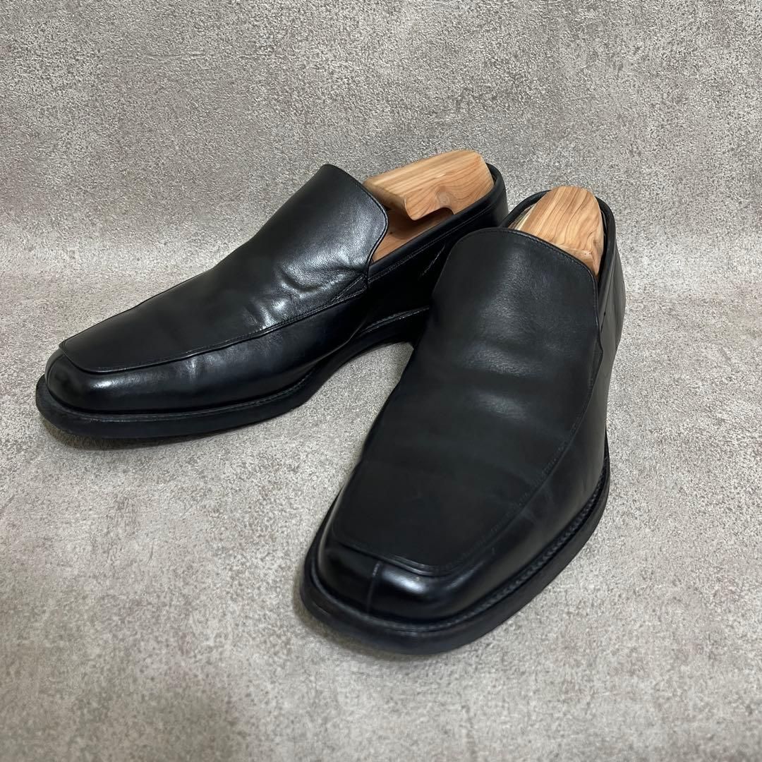 SCOTCH GRAIN スコッチグレイン　スリッポン　ブラック　24.5