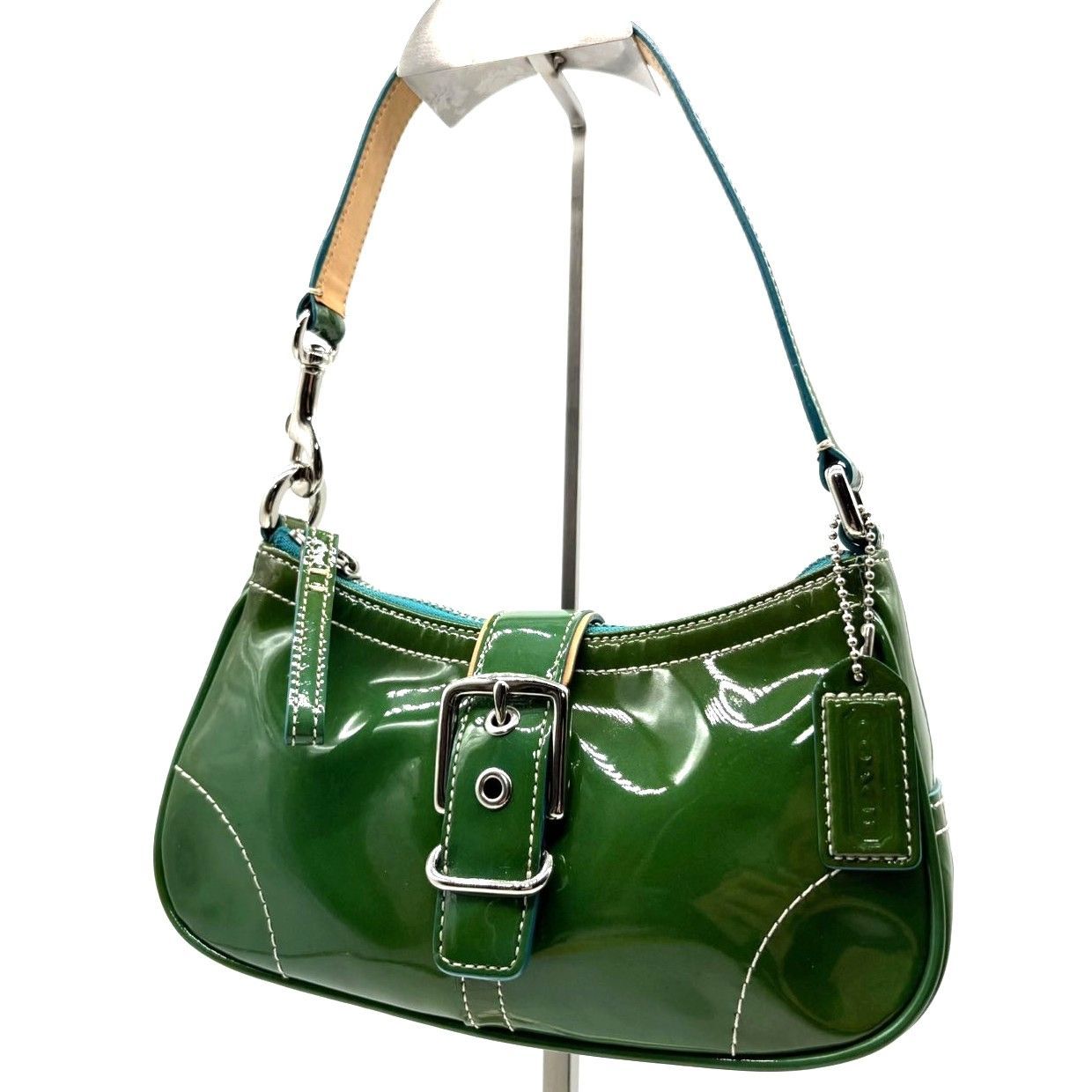 レディース コーチ COACH Y2K パテントレザー エナメル ワンショルダー 