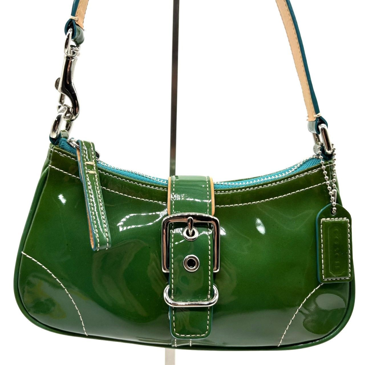 コーチ COACH Y2K パテントレザー エナメル ワンショルダーバッグ