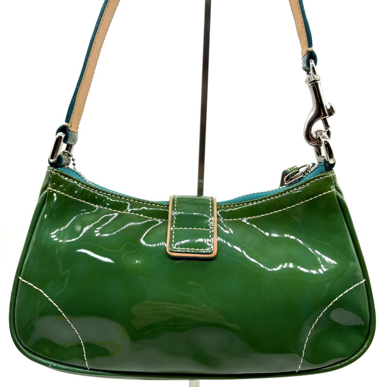 コーチ COACH Y2K パテントレザー エナメル ワンショルダーバッグ
