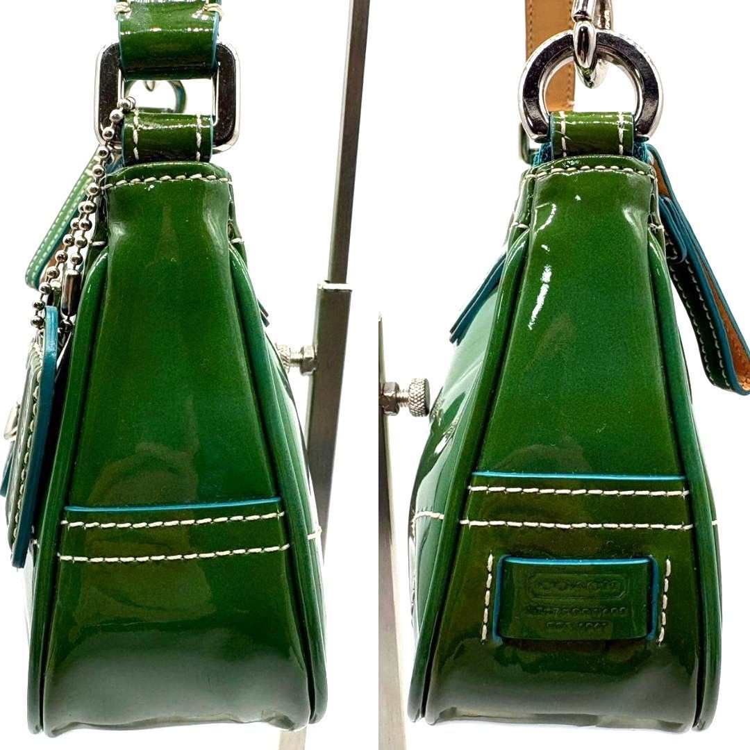 コーチ COACH Y2K パテントレザー エナメル ワンショルダーバッグ