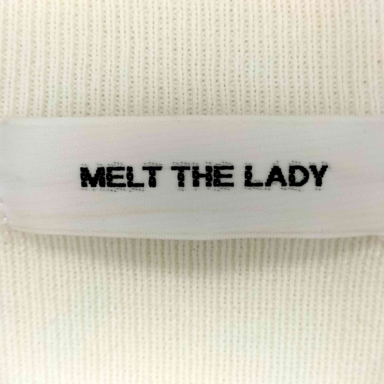 メルトザレディ Melt the lady ホックオープンニットトップス