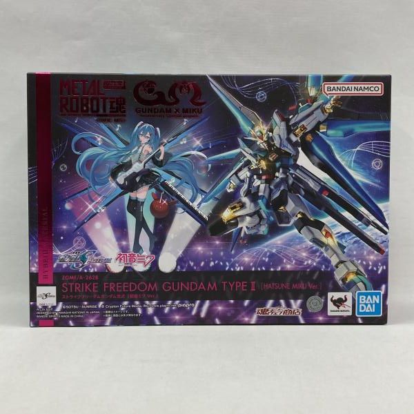 ゴッドガンダム、ストライクフリーダムガンダム弐式 初音ミク Ver.セット 中古】バンダイ METAL ROBOT魂 ストライクフリーダムガンダム弐式 初音