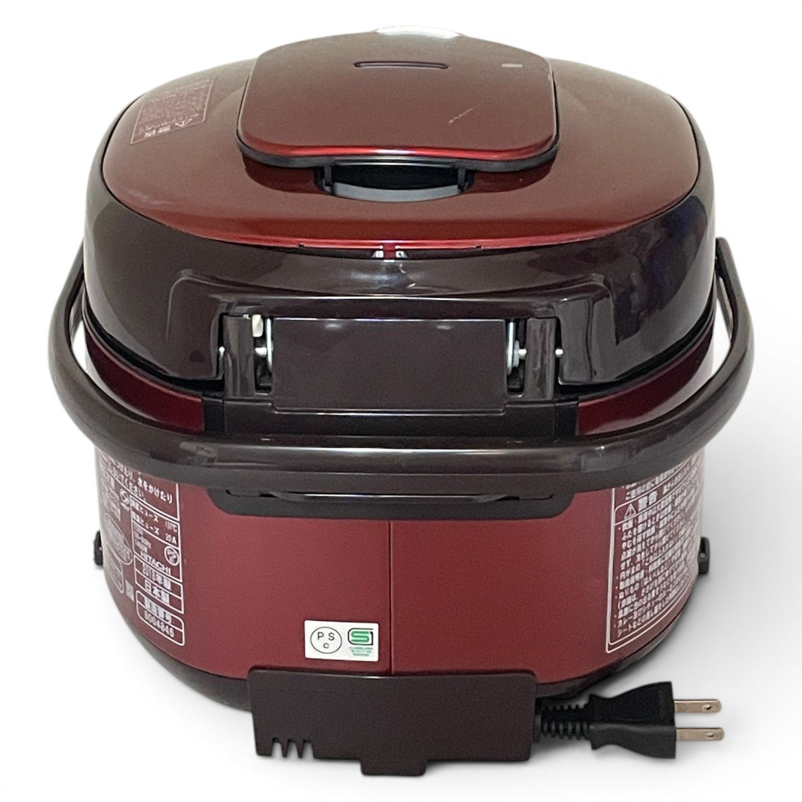 △ ヒタチ HITACHI 炊飯器 RZ-SG10J-R 5.5合 圧力スチームIH レッド 