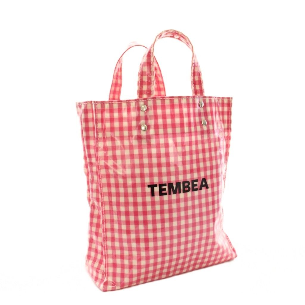 テンベア TEMBEA ペーパートートスモールギンガム PAPER TOTE SMALL