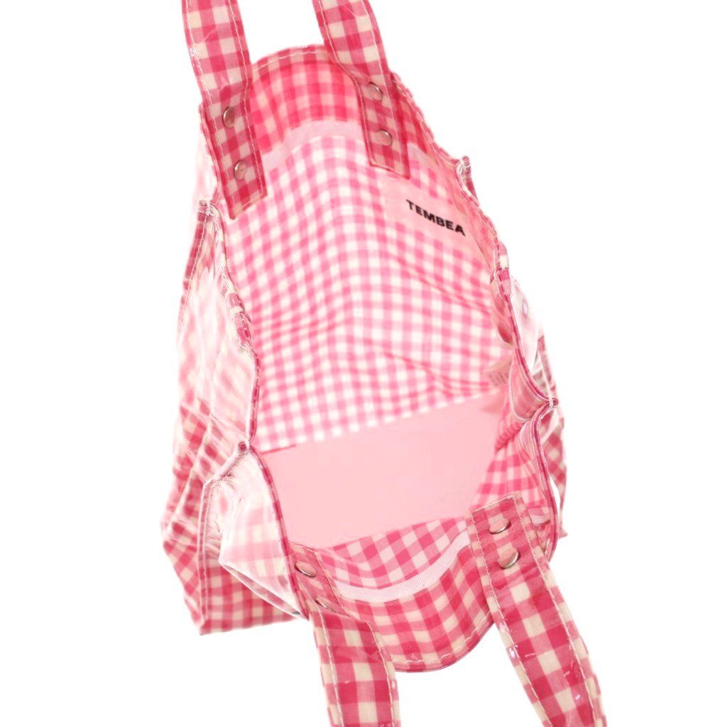 テンベア TEMBEA ペーパートートスモールギンガム PAPER TOTE SMALL