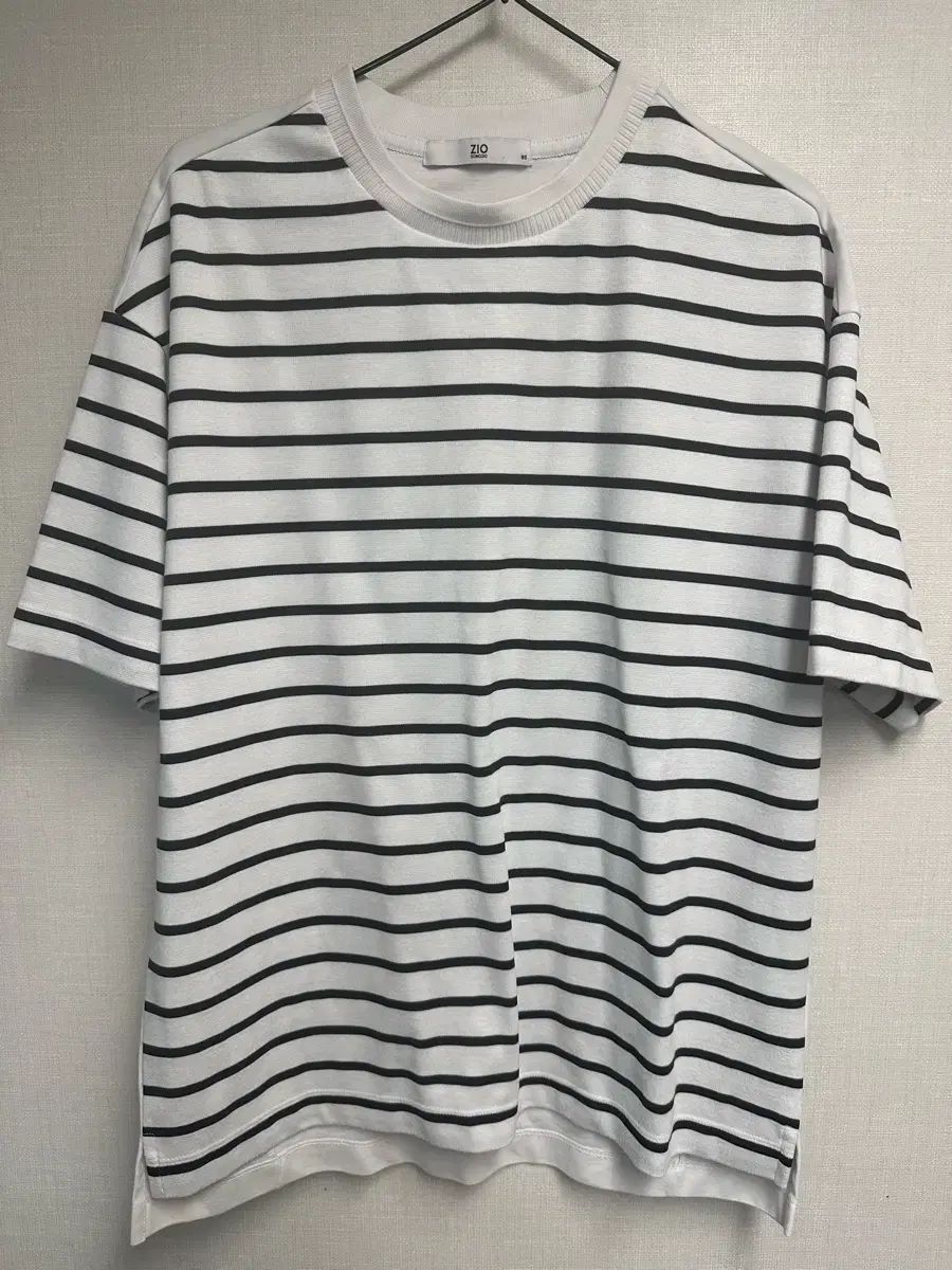 ZIOSONGZIO ストライプ 半袖Tシャツ