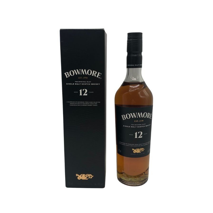 ボウモア 12年 ブラックラベル 700ml 40% BOWMORE【U4】 - メルカリ