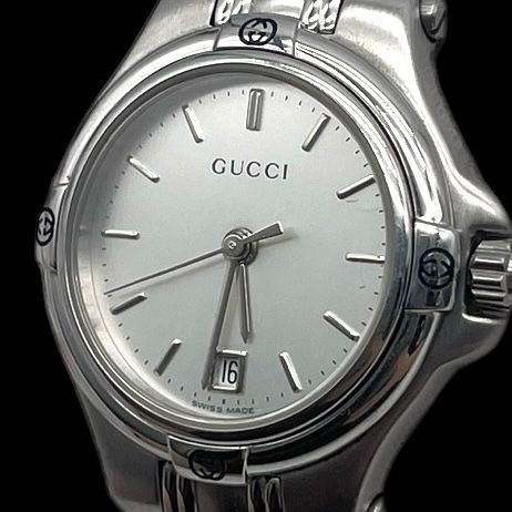 新品電池 稼働品 GUCCI グッチ レディース腕時計 9040L クォーツQZ