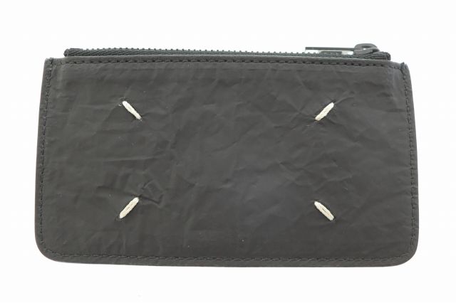 メゾンマルジェラ Maison Margiela フラグメントケース コイン カード ホルダー S55UA0023 P4135 T8013 黒 ブラック ブランド古着ベクトル 中古▲260516