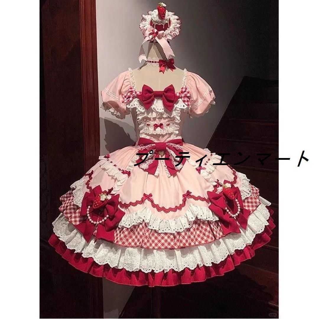 新品 ゴスロリ・ロリータドレス アイドル服 打歌服 プリンセスドレス