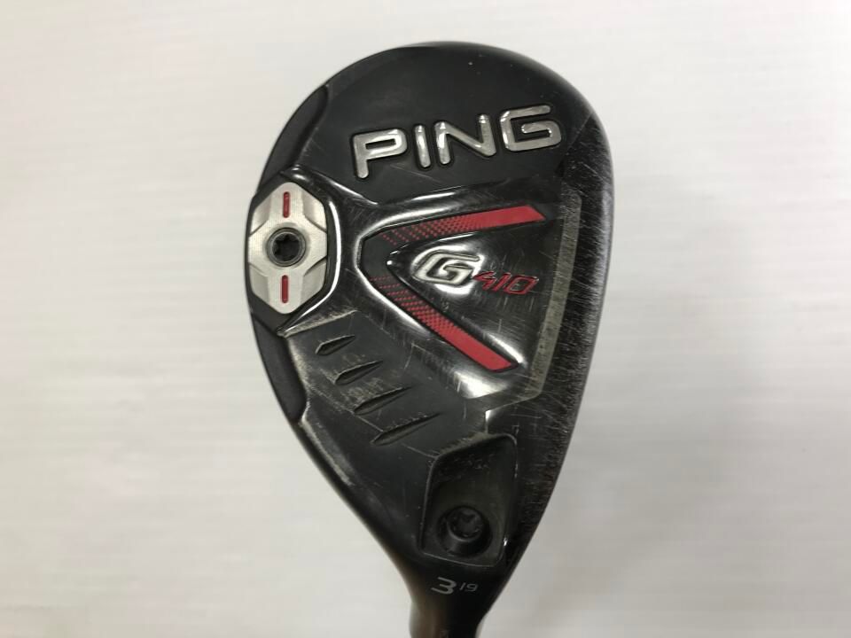 ピン　G410　19度　TENSEI CK PRO Orange 80HY　Sフレックス　ユーティリティ　中古【最短即日発送】