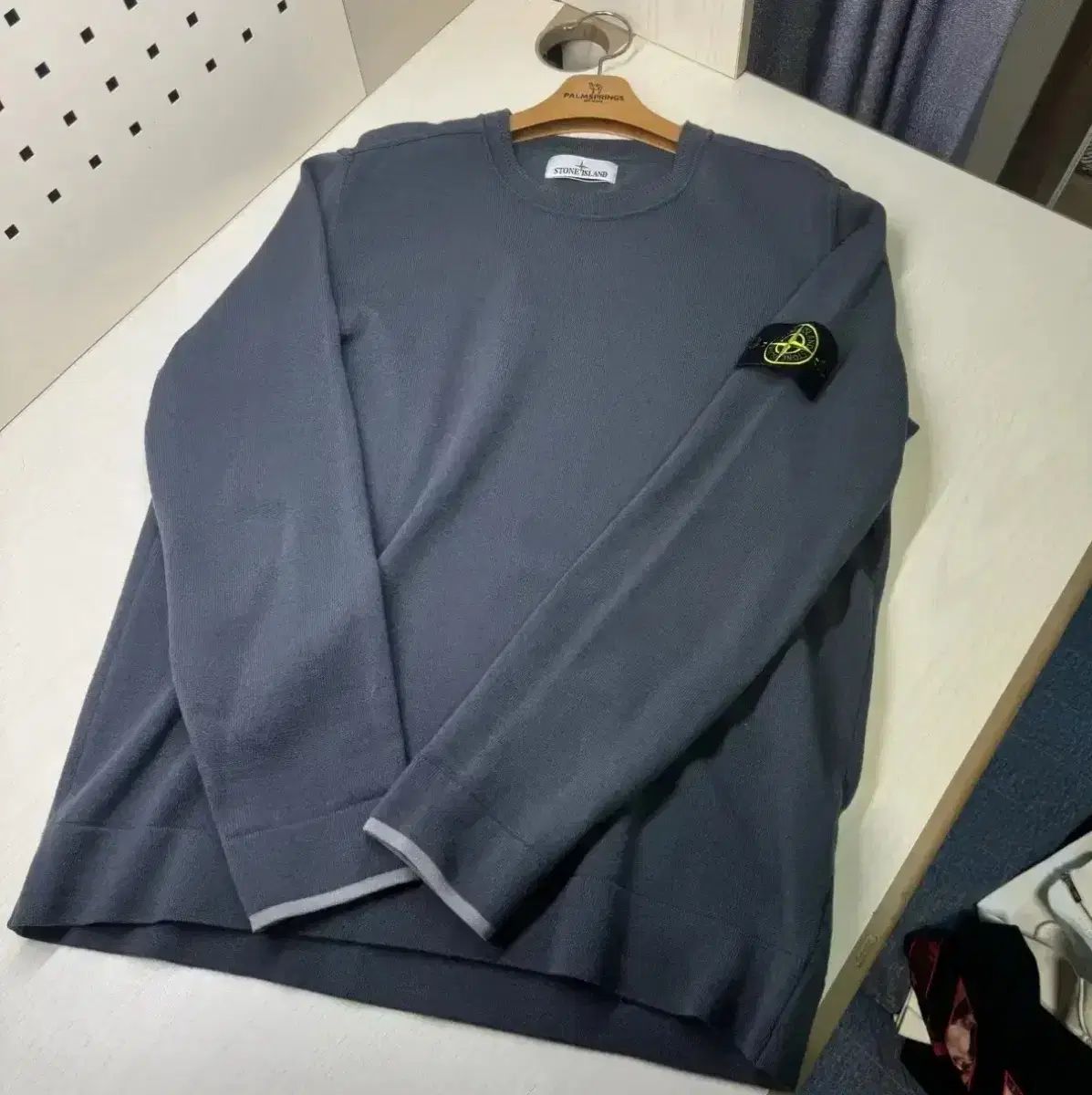 百貨店購入 23FW STONE ISLAND ストーンアイランド ストレッチ ウールニット 28,540円