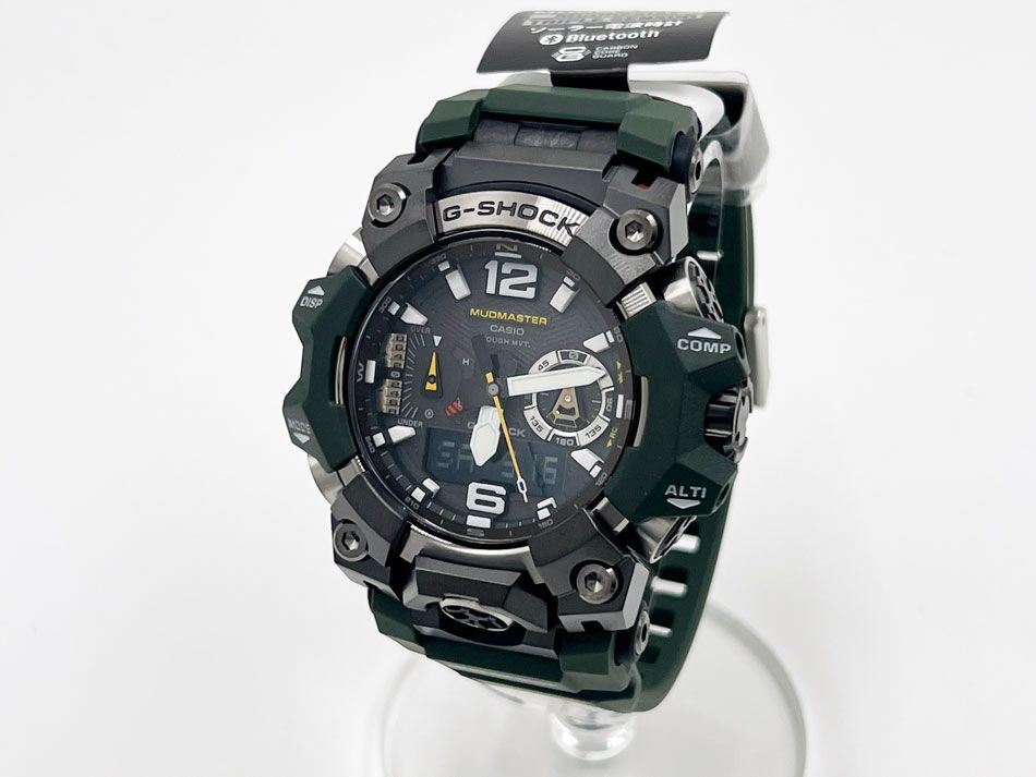 CASIO カシオ MUDMASTER マッドマスター タフソーラー 電波 腕時計 メンズウォッチ グリーン GWG-B1000-3AJF 未使用品 新品