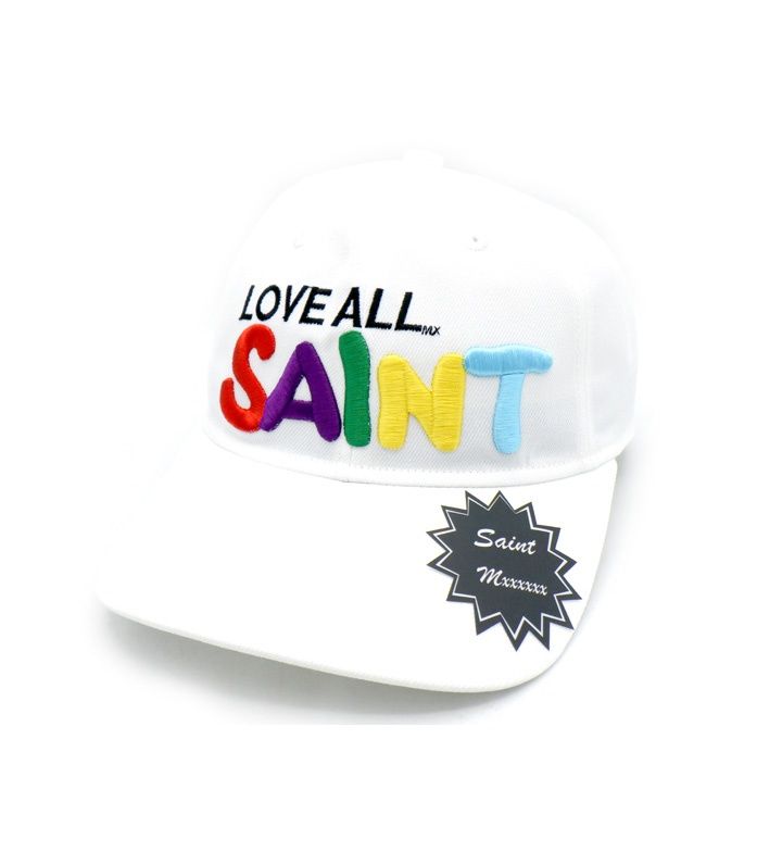 セントマイケル SAINT MICHAEL 26SS 【 LOVE ALL CAP SM MK8 0000 081 】 ロゴ 刺繍 デザイン キャップ 帽子 49990