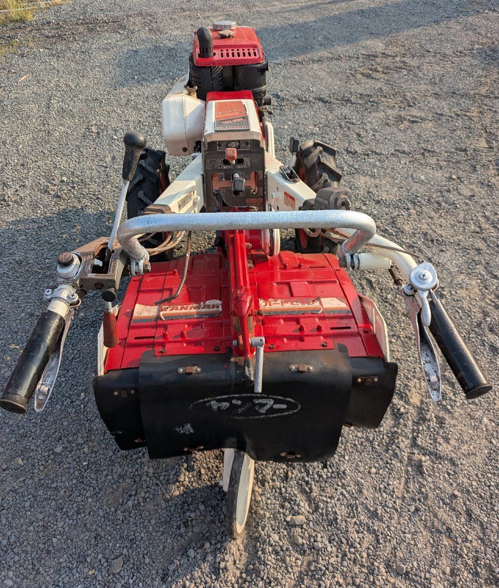 鹿児島発 ヤンマー7馬力 セル始動 ディーゼル耕うん機YA75 タイヤ新品