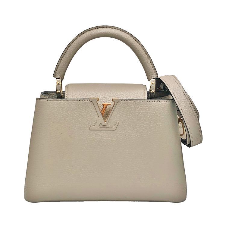 LOUIS VUITTON ルイヴィトン カプシーヌ BB 2way M94634 ハンドバッグ ショルダーバッグ ガレ ベージュ トリヨンレザー ゴールド金具 レディース