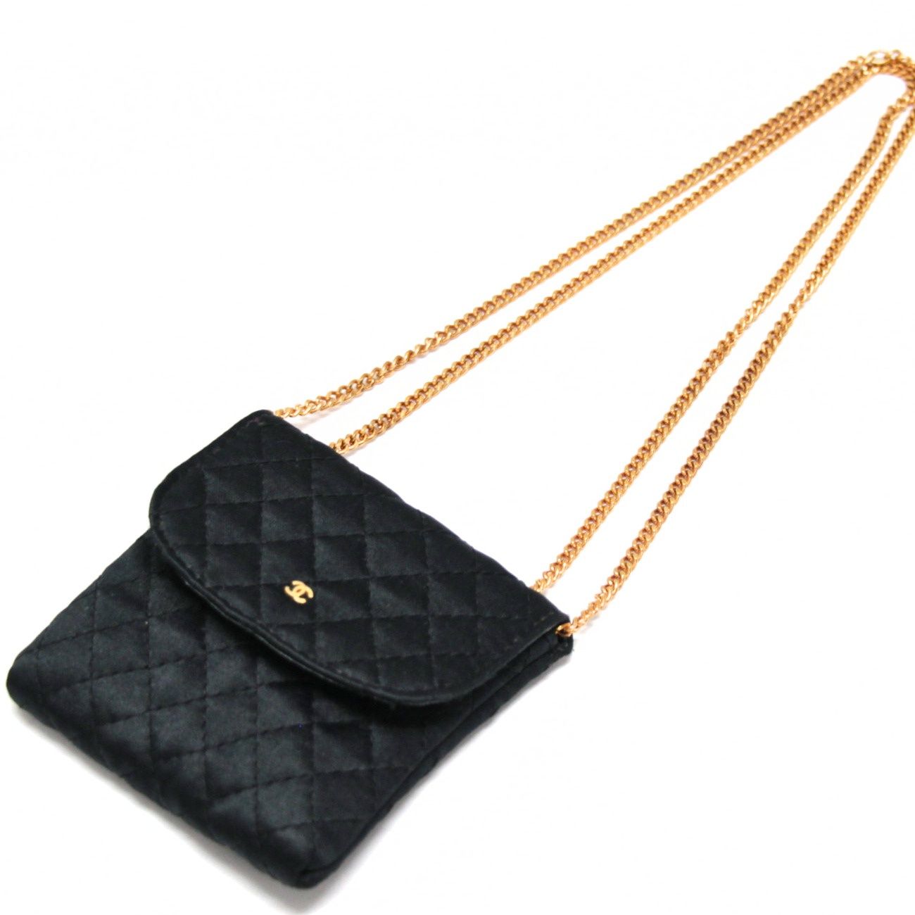 シャネル Chanel ヴィンテージ マトラッセ マイクロチェーンポーチ