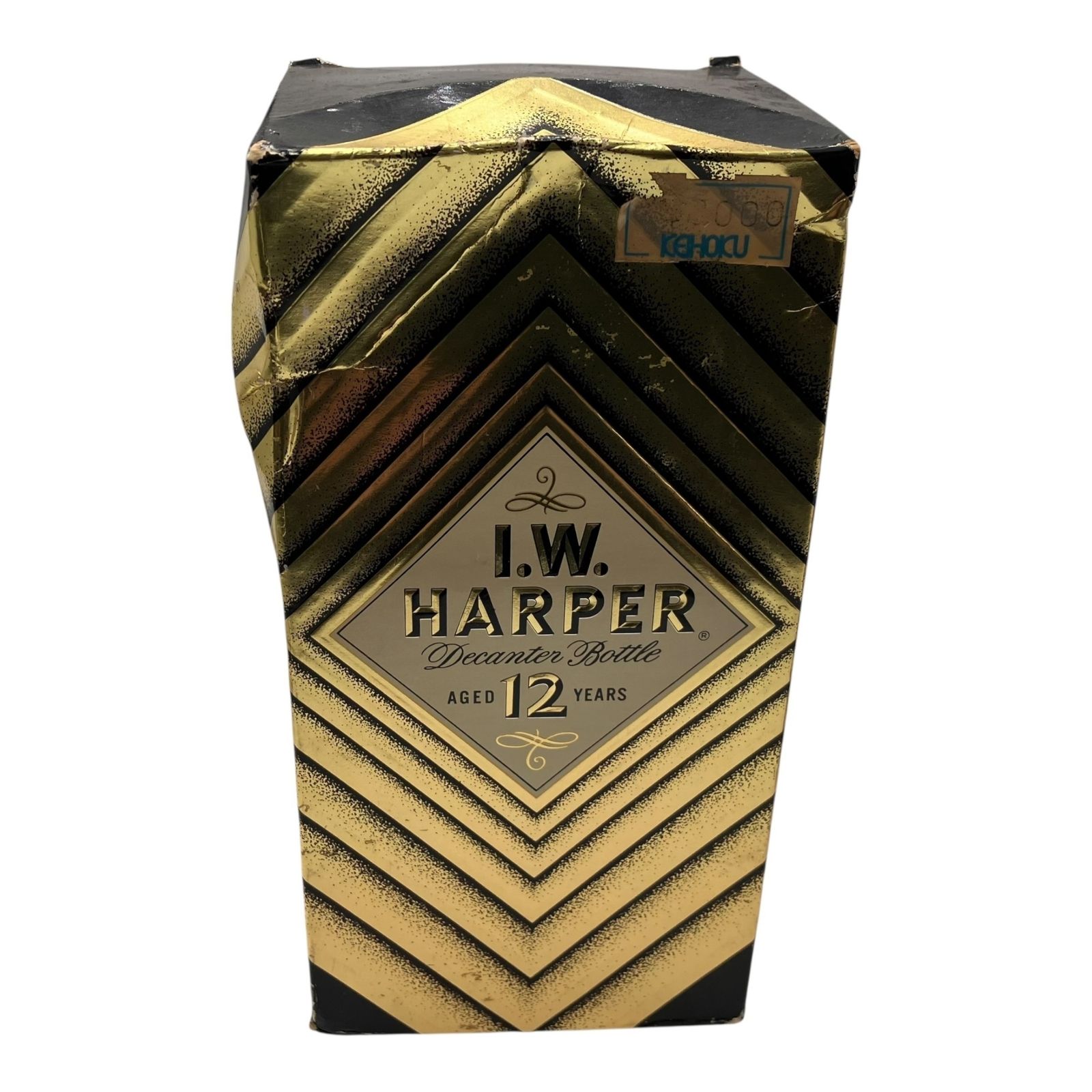 □I W HARPER 12年 デキャンタボトル 750ml 43度 バーボン ウイスキー