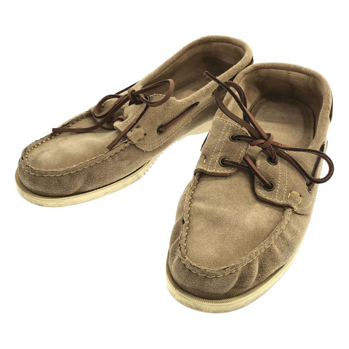 paraboot パラブーツ BEAMS F別注 BARTH/MARINE スエードデッキシューズ 780540 ベージュ 8