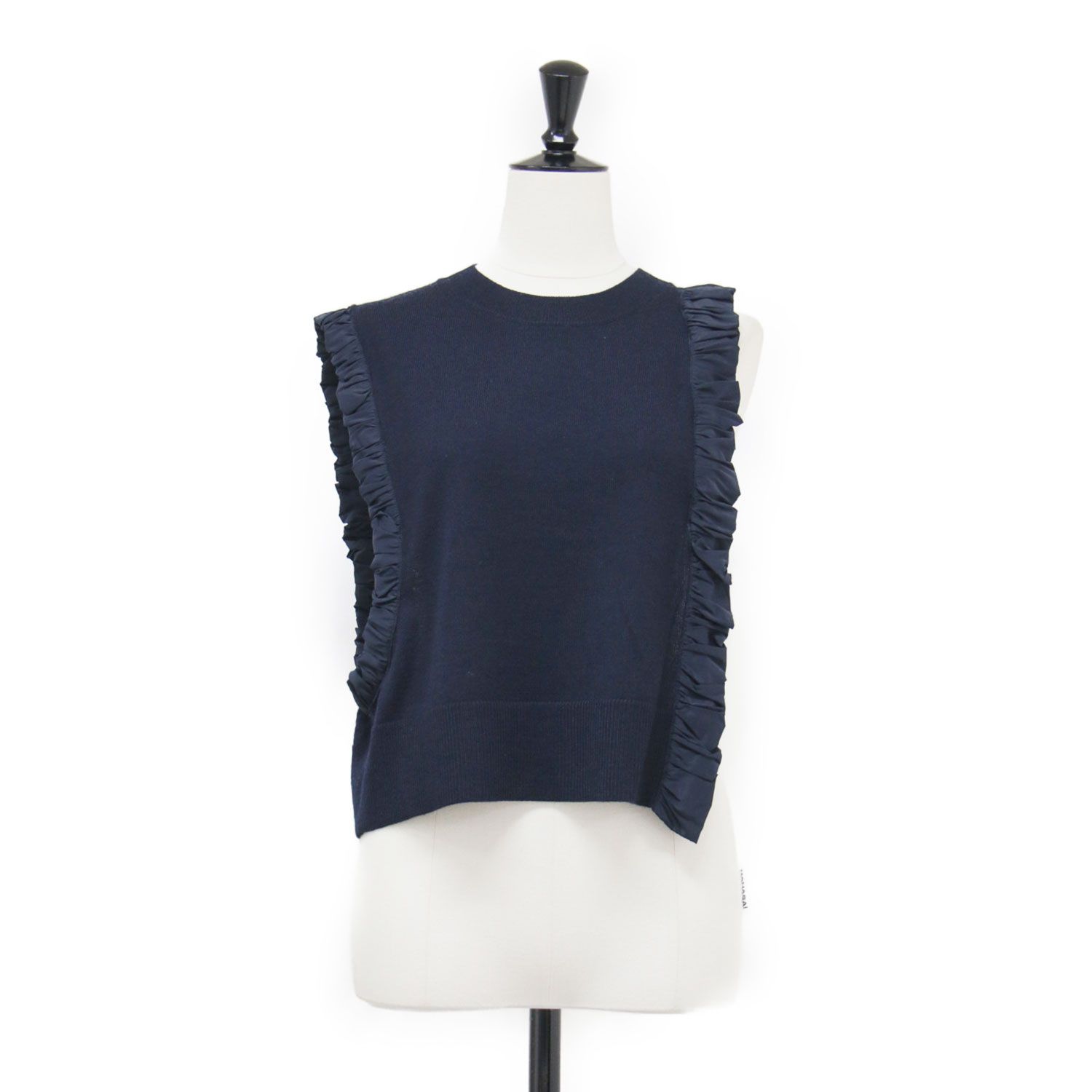 美品】ENFOLD エンフォルド ベスト ネイビー 紺 サイズ:38(M) | 25秋冬