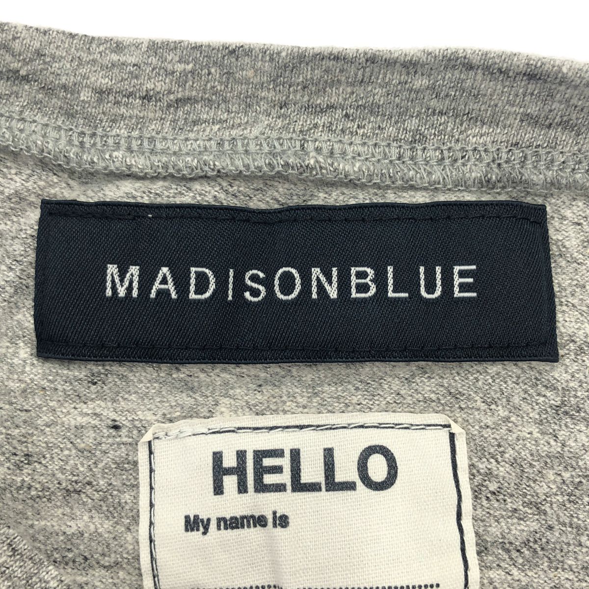 MADISON BLUE マディソンブルー HELLO プリントTシャツ MB999-7101