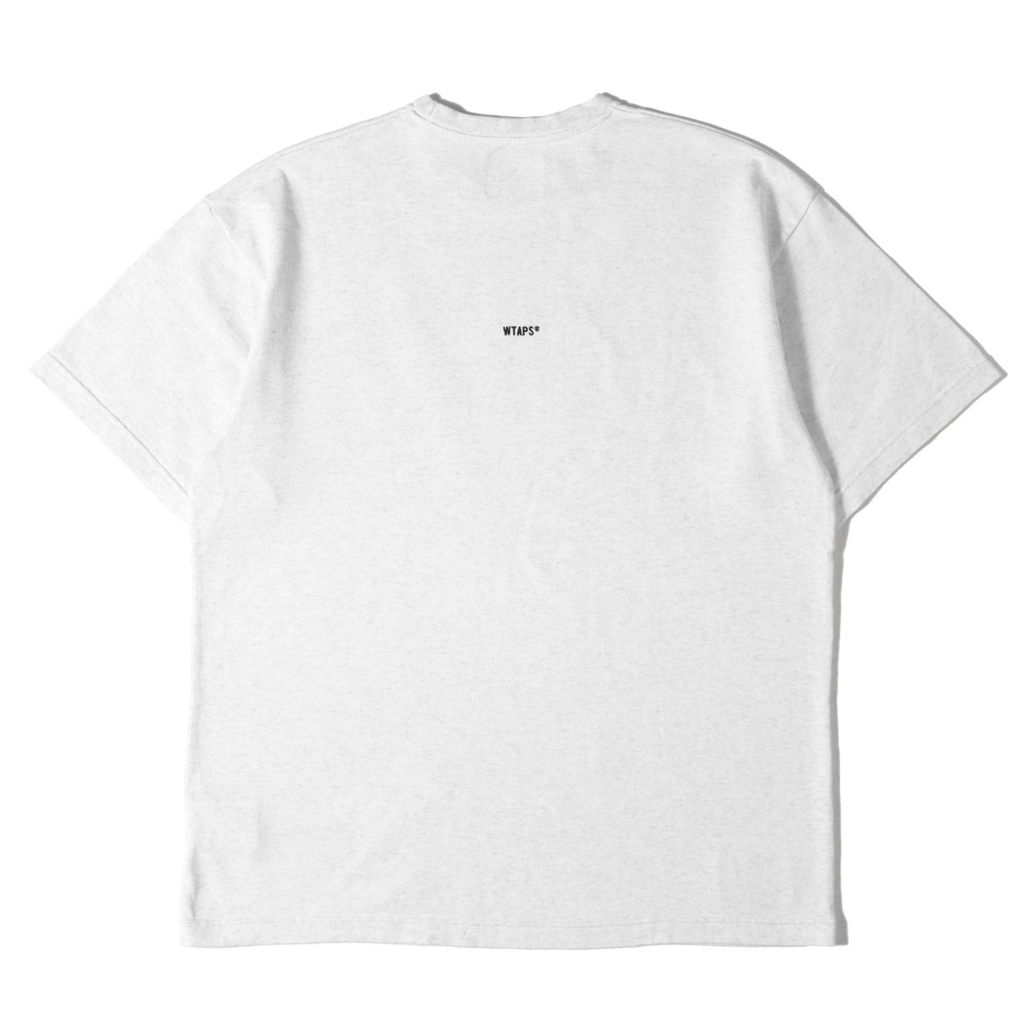 美品】WTAPS ダブルタップス Tシャツ ライトグレー サイズ:L | 25AW 