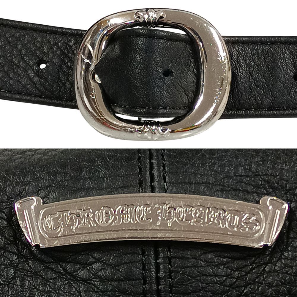 CHROME HEARTS #1 SNAT PACK スナットパック レザーボディバッグ 
