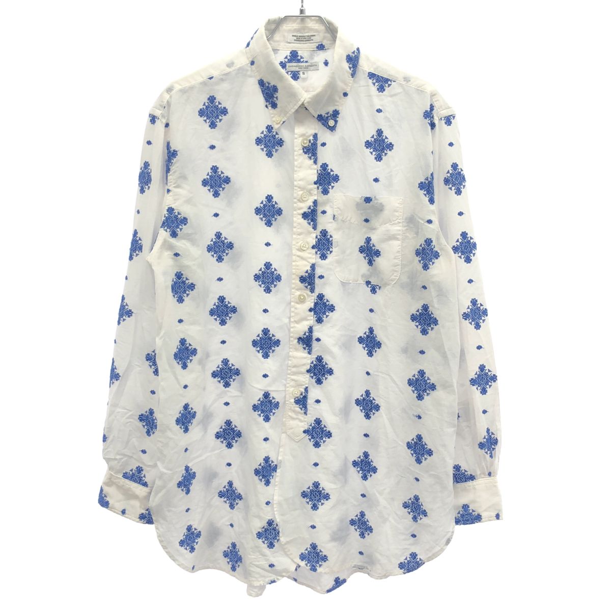 Engineered Garments エンジニアドガーメンツ 25SS 19 Century BD Shirt シャツ ホワイト ブルー S