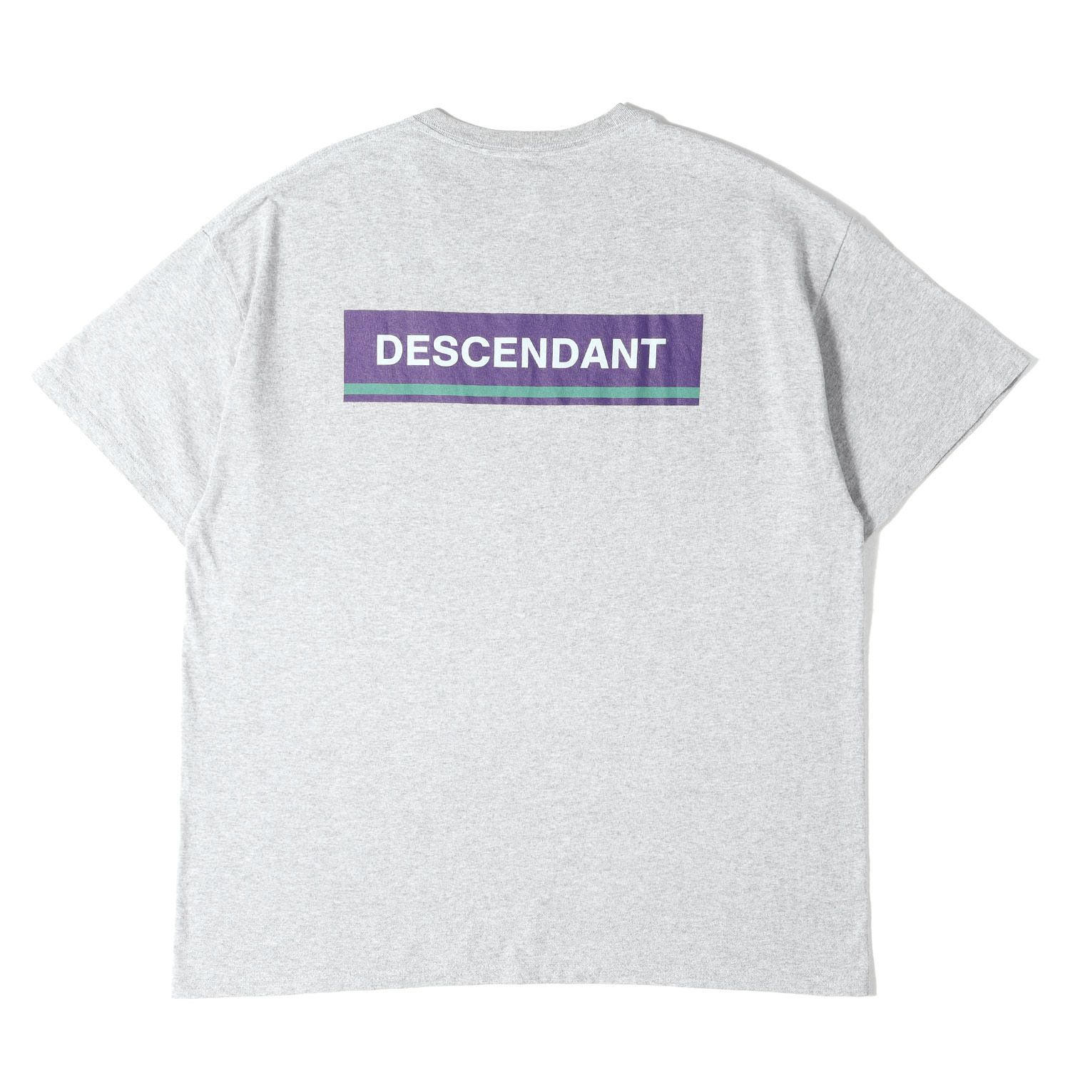 美品】DESCENDANT ディセンダント Tシャツ グレー サイズ:3 | 21SS BOX 美品】DESCENDANT ディセンダント Tシャツ グレー サイズ:3 | 21SS BOX
